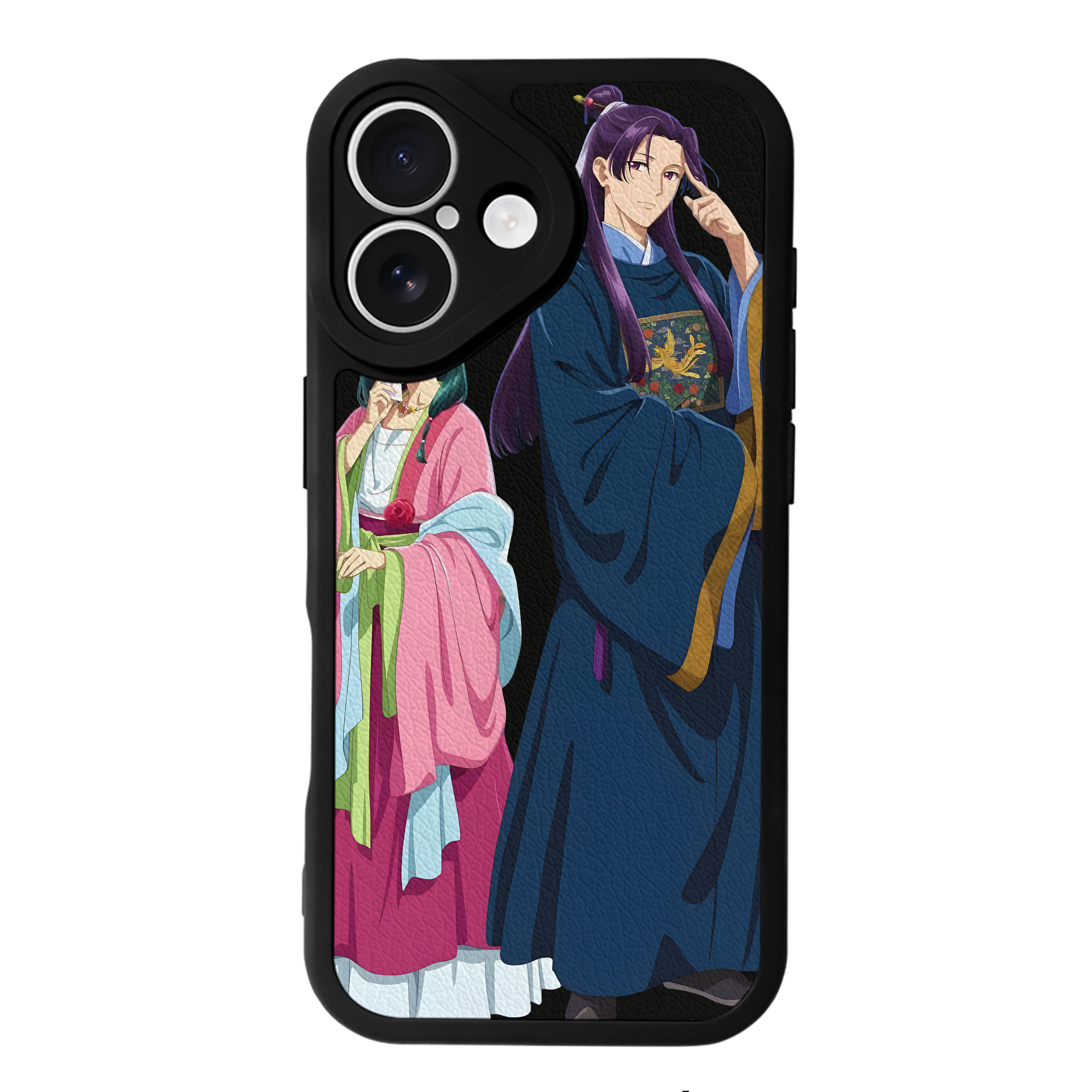 （画像用） 薬屋のひとりごと The Apothecary Diaries 【iPhone 16シリーズ対応】シリコンスマホケース（レザー調） 材質：シリコン